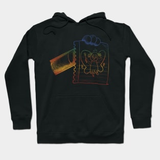 Retro Hand Drawing Batterfly Hoodie